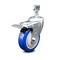 Service Caster 4 Inch Blue Polyurethane Swivel 12mm Stem Caster with Total Lock Brake SCC SCC-TSTTL20S414-PPUB-BLUE-M1215 - alternate 3